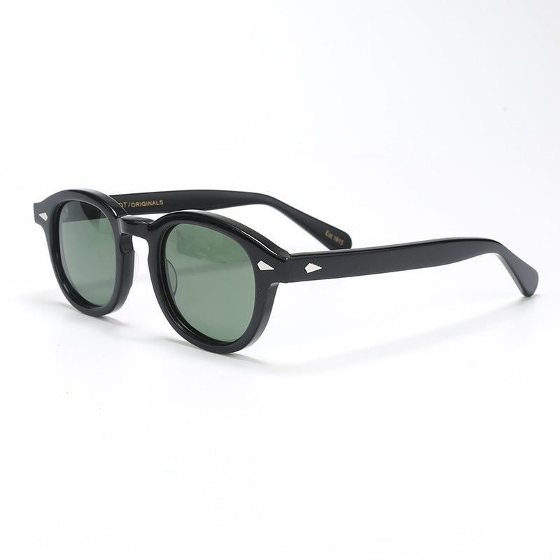 Retro Acetate Polarized Sunglasses - Blue Force Sports