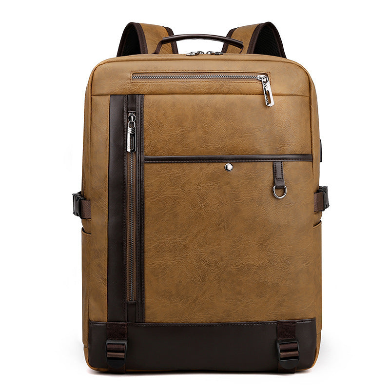 Summer New Trend Backpack Men's Business Travel Backpack Fashion Computer Bag - Blue Force Sports