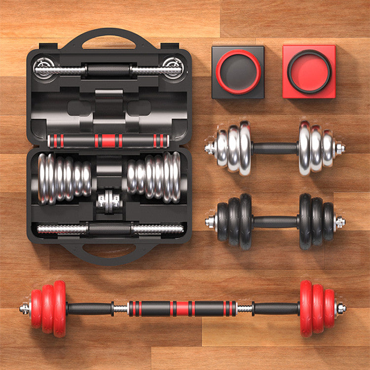 Men's Home Electroplating Pure Iron Barbell Set - Blue Force Sports