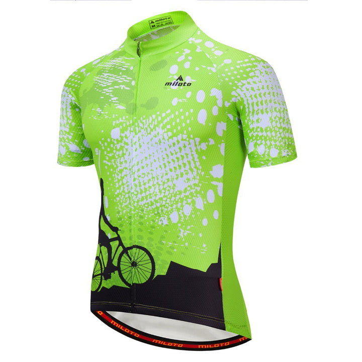 Cycling Wear Mountain Road Bike Wear Short Jacket Breathable And Quick-Drying Summer Short Sleeves - Blue Force Sports