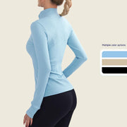 Long Sleeve Top Sports Running Jacket - Blue Force Sports
