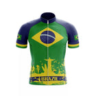 Summer Brazil Team Cycling Jersey Men's Tracksuit - Blue Force Sports