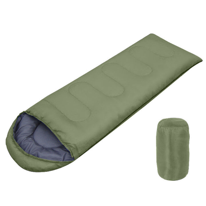 Envelope Outdoor Camping Thickening Hollow Cotton Winter Sleeping Bag - Blue Force Sports