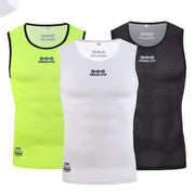 Breathable Men Cycling Base Layer White Coo - Blue Force Sports