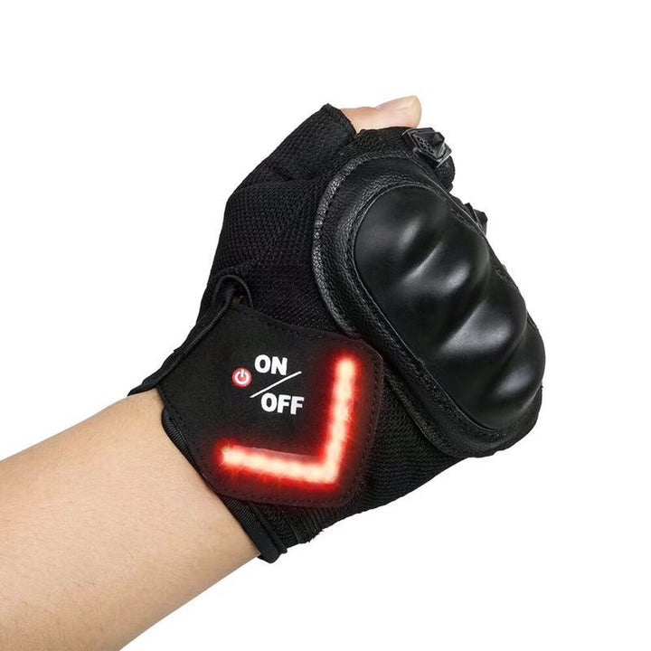 Turn Auto Sensing Sport Riding Gloves - Blue Force Sports