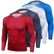 Long sleeve breathable quick-drying fitness training clothes - Blue Force Sports