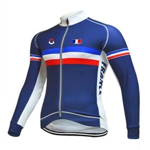 Men's Long Sleeve Cycling Jersey Customization - Blue Force Sports