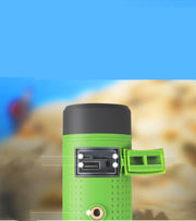 Mini Bicycle Outdoor Bluetooth Speaker Card Radio Flashlight Stereo Handsfree Call Loudspeaker - Blue Force Sports