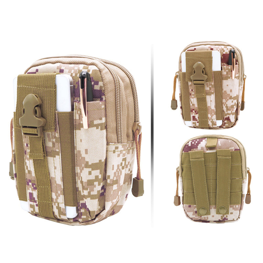 Outdoor Sports Molle Tactical Pocket Male 5.5 6 Inch Waterproof Mobile Phone Bag - Blue Force Sports