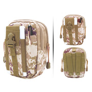 Outdoor Sports Molle Tactical Pocket Male 5.5 6 Inch Waterproof Mobile Phone Bag - Blue Force Sports