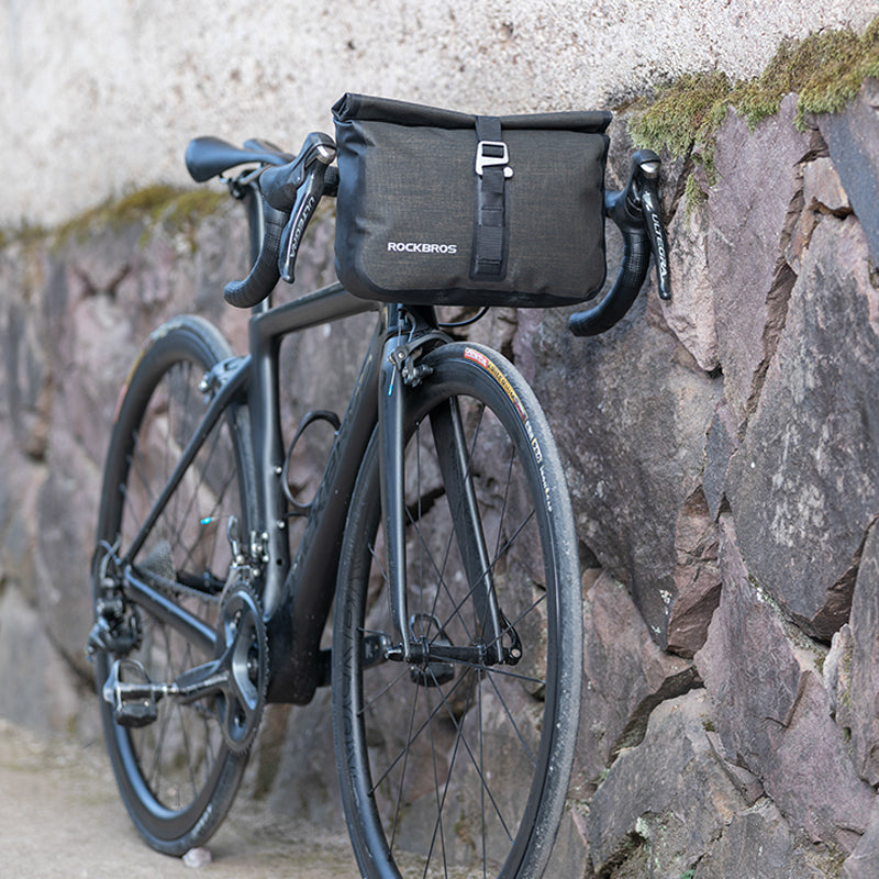 Bolsa impermeable para manillar de bicicleta, de gran capacidad, de 5 a 6 l