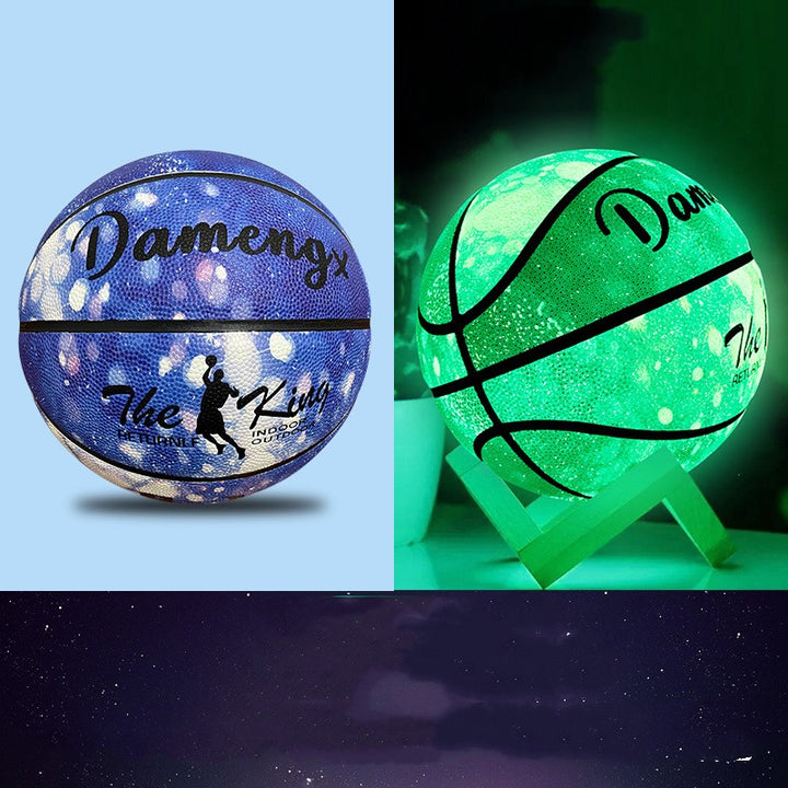 Luminous Luminous Basketball PU Soft Leather Outdoor Wear-resistant And Non-slip - Blue Force Sports