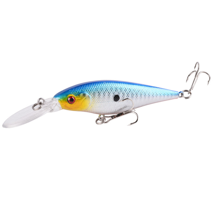 Minnow Fishing Lure 11cm 10g Floating Hard Wobbler Bait - Blue Force Sports