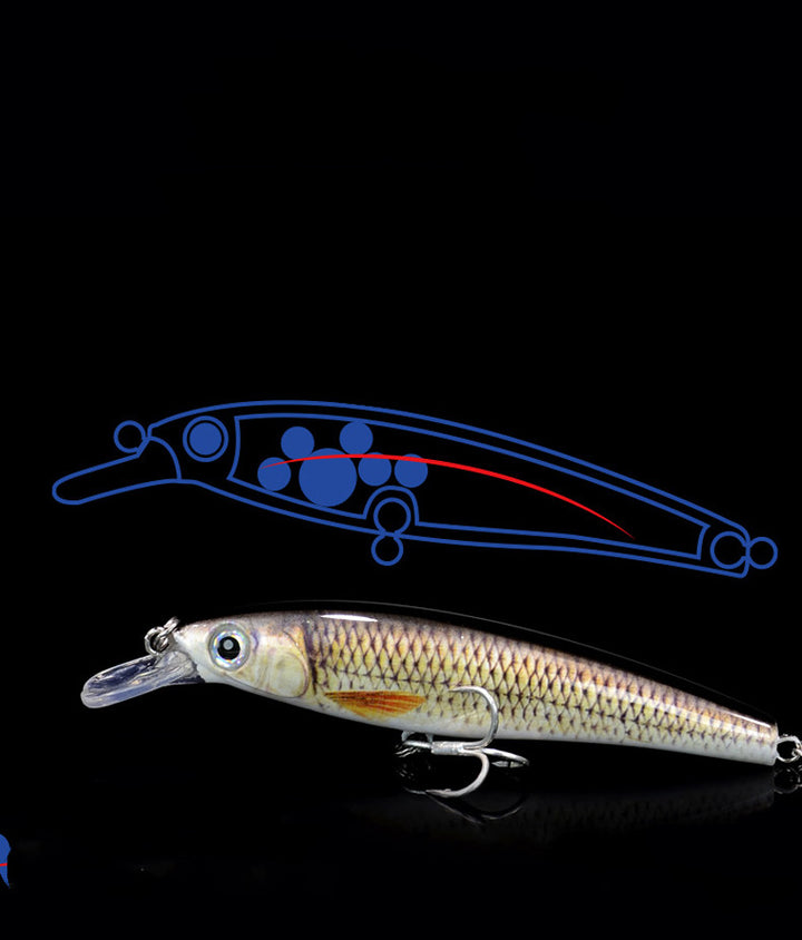 Rechargeable LED vibrating lure bait - Blue Force Sports