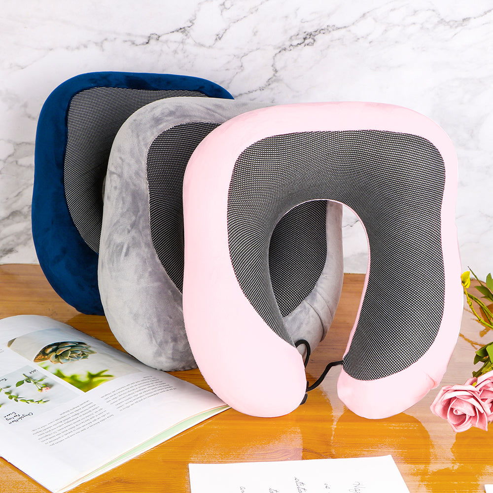 Almohada de viaje de espuma viscoelástica