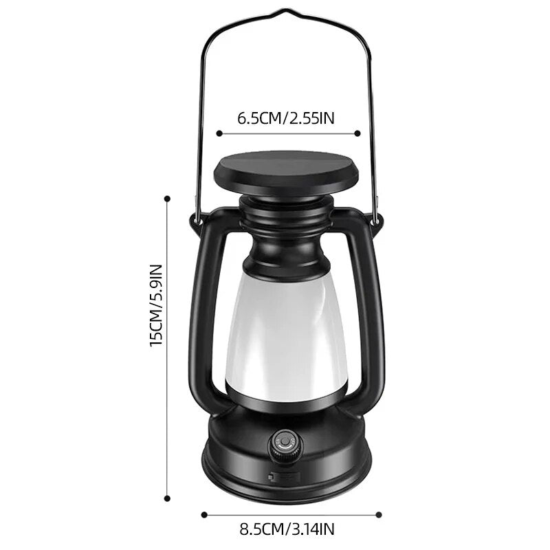 LED-Laterne im Retro-Pferd-Design