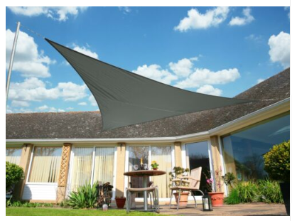 Outdoor sunshade triangle canopy rain canopy landscape sunshade sunshade canopy - Blue Force Sports