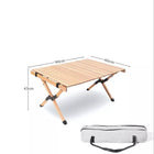 Tragbarer Klapptisch aus Massivholz für Camping und Picknicks