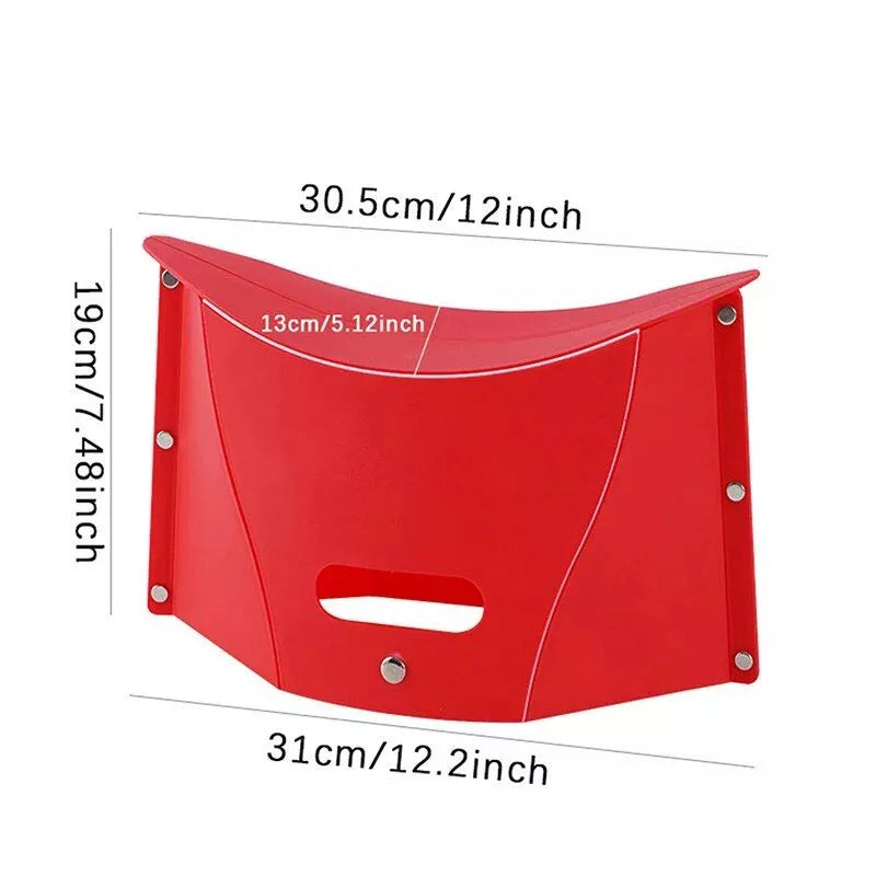 Tragbarer Klapphocker mit einziehbarer Rückenlehne für Outdoor &amp; Camping