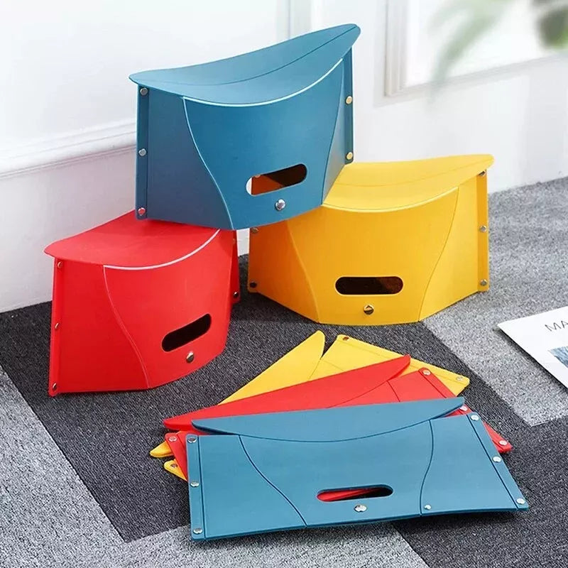 Tragbarer Klapphocker mit einziehbarer Rückenlehne für Outdoor &amp; Camping
