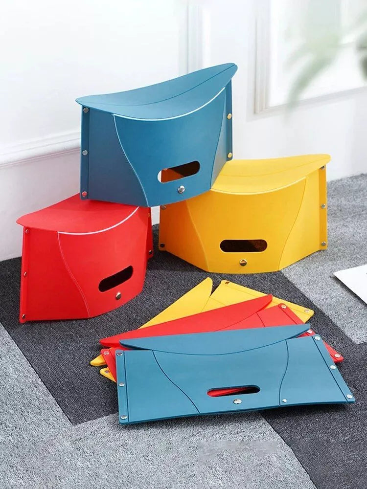 Tragbarer Klapphocker mit einziehbarer Rückenlehne für Outdoor &amp; Camping