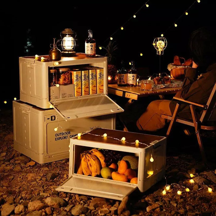 Ultimative zusammenklappbare Aufbewahrungsbox für Outdoor-Camping