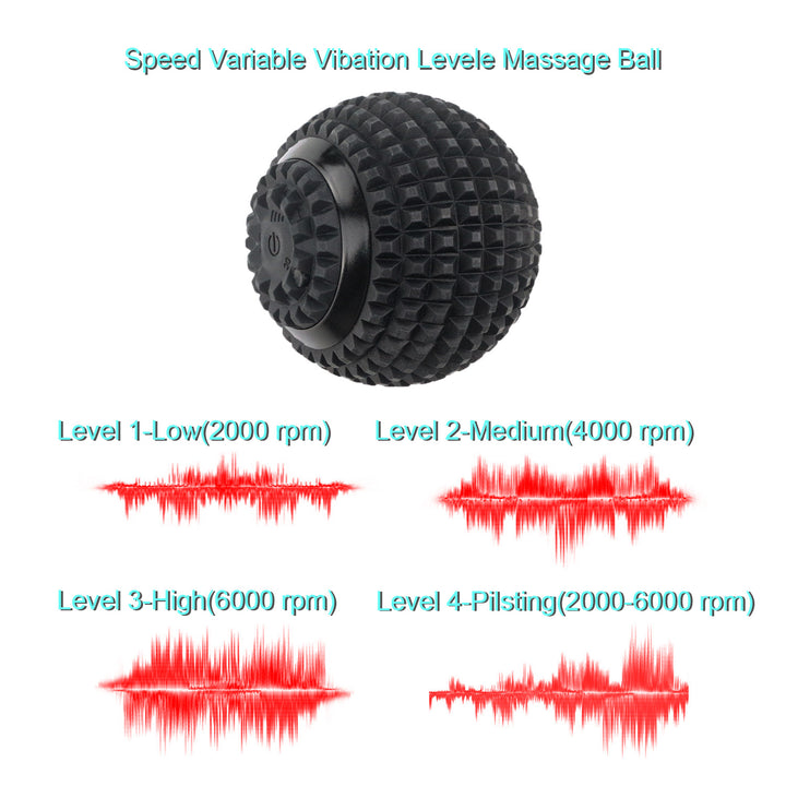 Electric Massage Ball Four-Speed Vibrating Massage Ball - Blue Force Sports