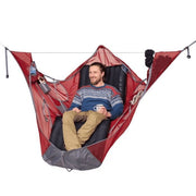 Flat Sleep Hammock Tent With Bug Net And Suspension Kit Outdoor Camp Super Long Camping Portable Hammock - Blue Force Sports