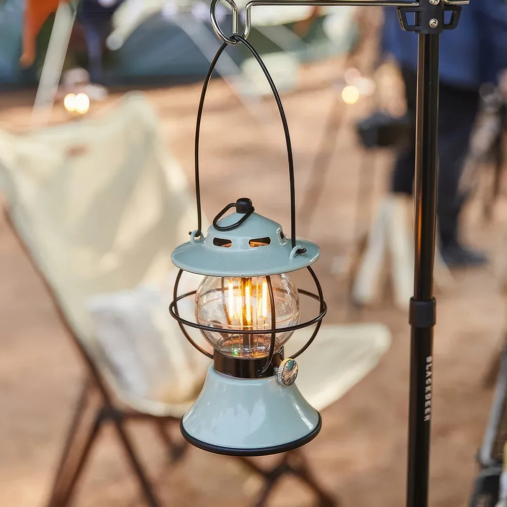 Linterna de camping retro LED recargable 