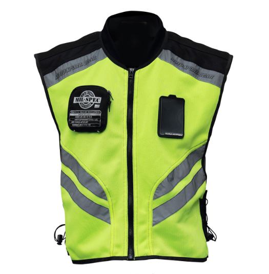 Motorcycle riding reflective vest - Blue Force Sports