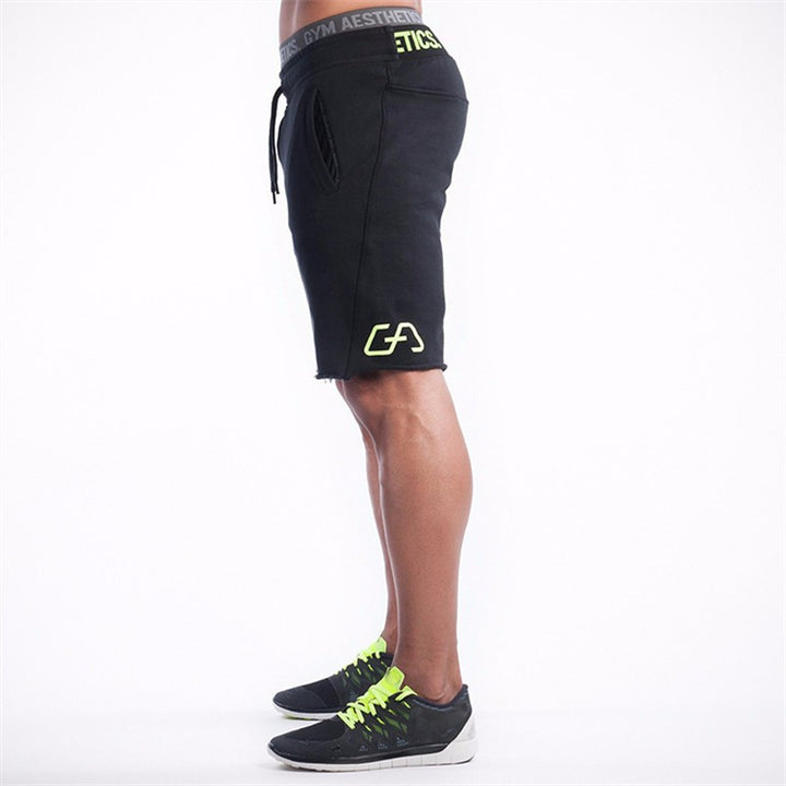 Muscle fitness Summer Shorts brothers Dr. sports pants five running training pants one generation - Blue Force Sports