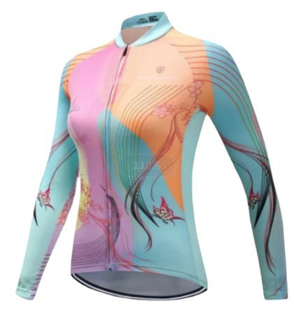 Men And Women Round Neck Outdoor Riding Equipment Racing Suit - Blue Force Sports