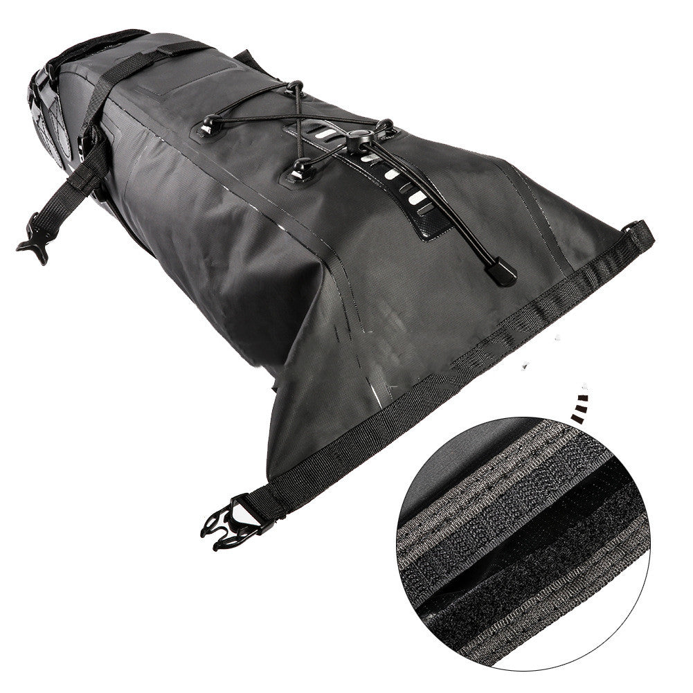 Large Capacity Bicycle Saddle Bag Waterproof 10L Bicycle Rear Seat Bag Bicycle Accessories - Blue Force Sports