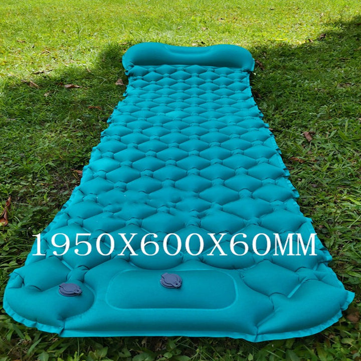 Inflatable Mat Outdoor Supplies Air Camping Portable Automatic Inflatable Mattress Moisture-proof Tent Mat Camping Mat - Blue Force Sports