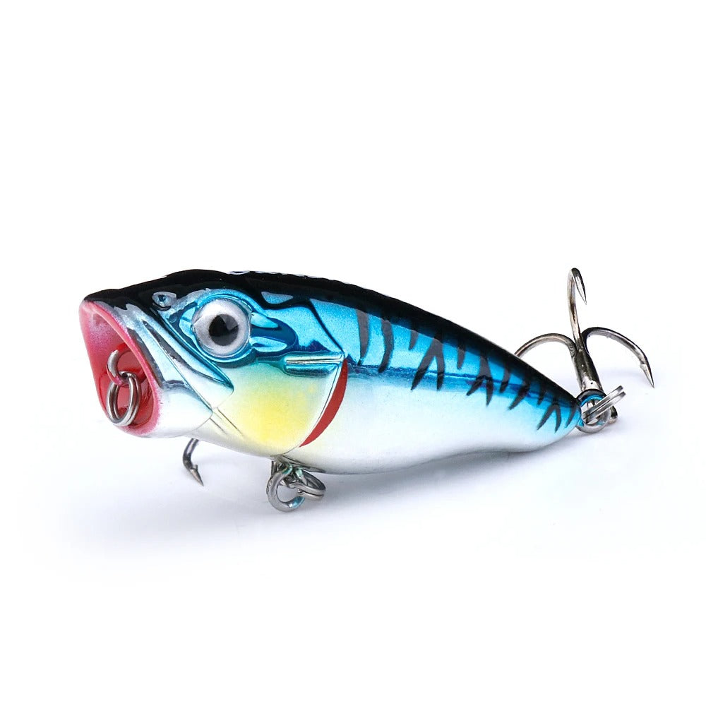 Mini Popper Fishing Lure for Topwater Action – Blue Force Sports