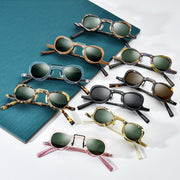 Funny Personalized Plate Sunglasses Butterfly Polarized Light - Blue Force Sports