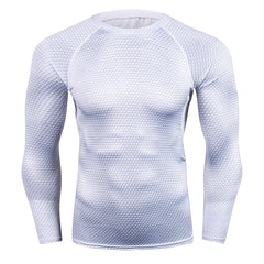 Long sleeve breathable quick-drying fitness training clothes - Blue Force Sports