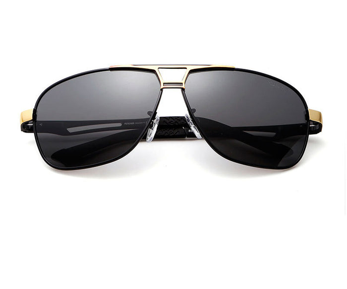 Metal Aluminum Polarized Sunglasses European And American Men's Driving And Driving Sunglasses - Blue Force Sports