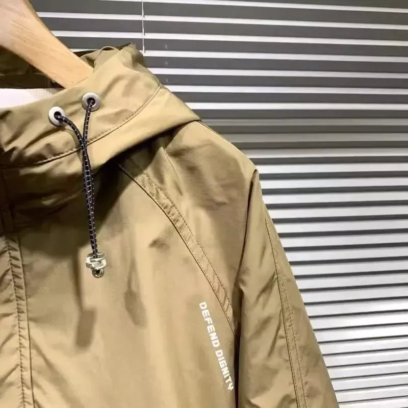 Winddichte, wasserdichte Outdoor-Wanderjacke für Herren
