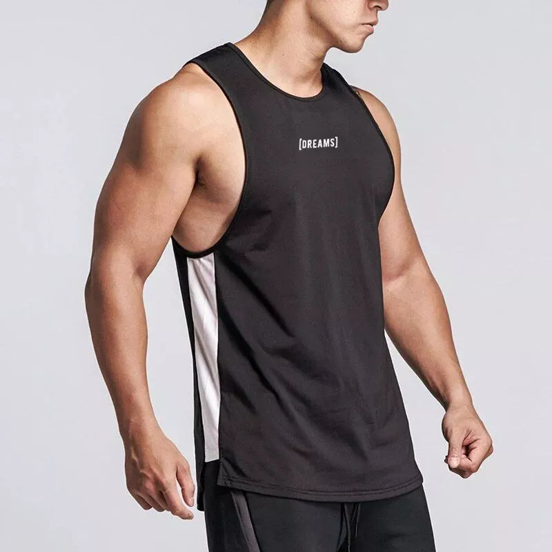 Camiseta sin mangas de verano con músculos