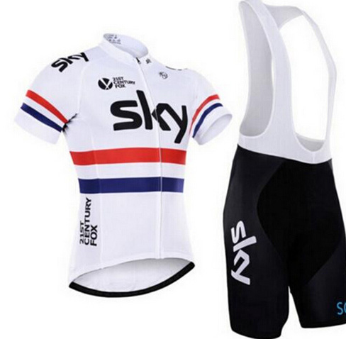 SKY short-sleeved overalls cycling suit - Blue Force Sports