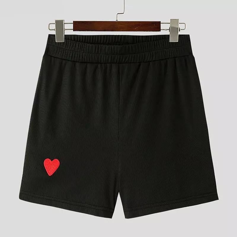 Summer Streetwear Sleeveless Tank Top & Shorts Set for Men