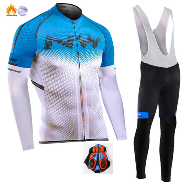 Cycling jersey long sleeve suit - Blue Force Sports