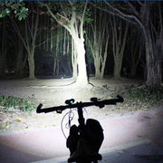F3 light USB bicycle headlights 3 t6 mountain bike rechargeable light LED lights professional riding bike lights - Blue Force Sports