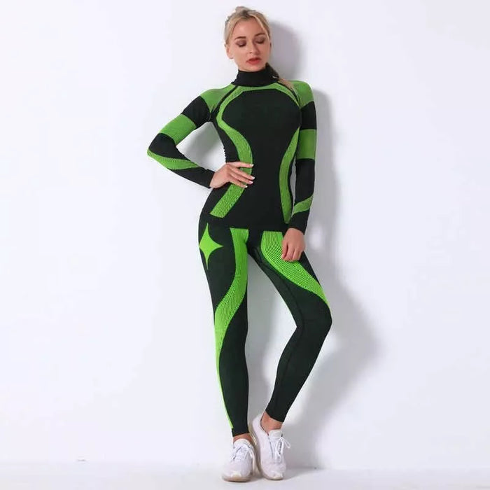 Women's Thermal Fitness & Ski Underwear Set