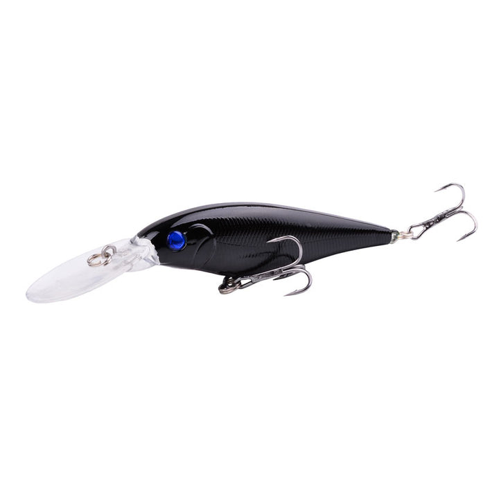 Minnow Fishing Lure 11cm 10g Floating Hard Wobbler Bait - Blue Force Sports