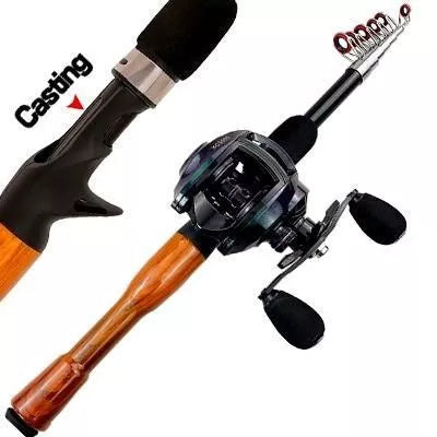 baitcaster telescopic rod Ultimate Telescopic Fishing Rod and Baitcasting Reel Combo – Blue Force Sports