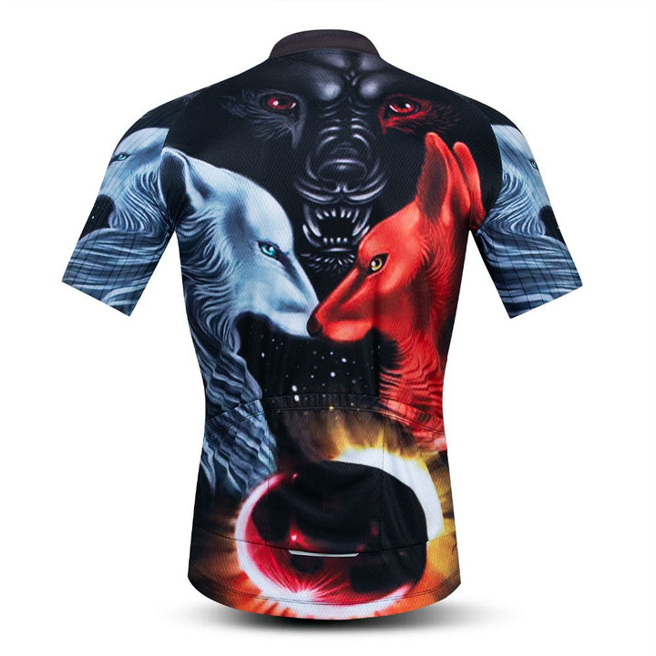Men Cycling Jersey Motocross Short Sleeve Tops Bicycle - Blue Force Sports