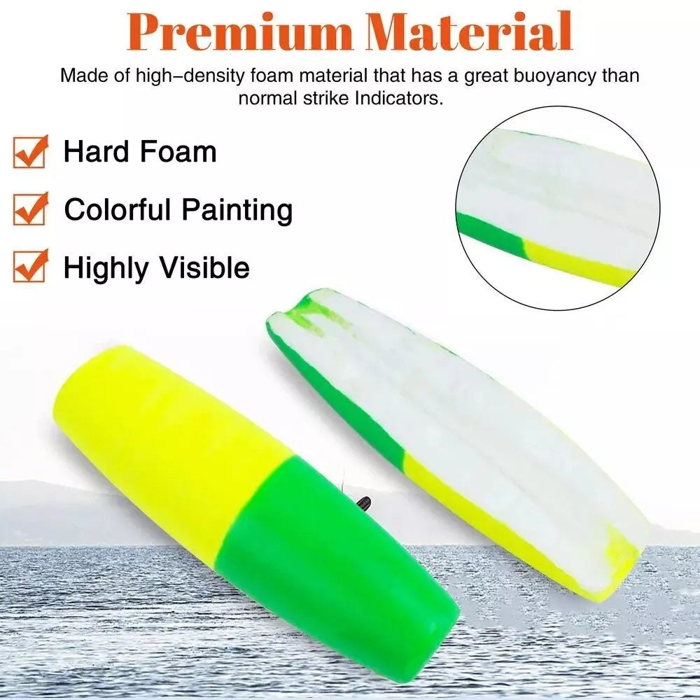 Versatile 50Pcs Fishing Peg Floats