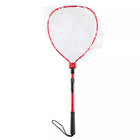 Ultra-Light Folding Fish Landing Net with Anti-Slip Handle and Rubber Mesh